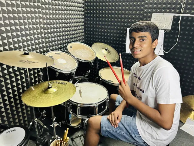 Learning and practice at Dwarka School of Music