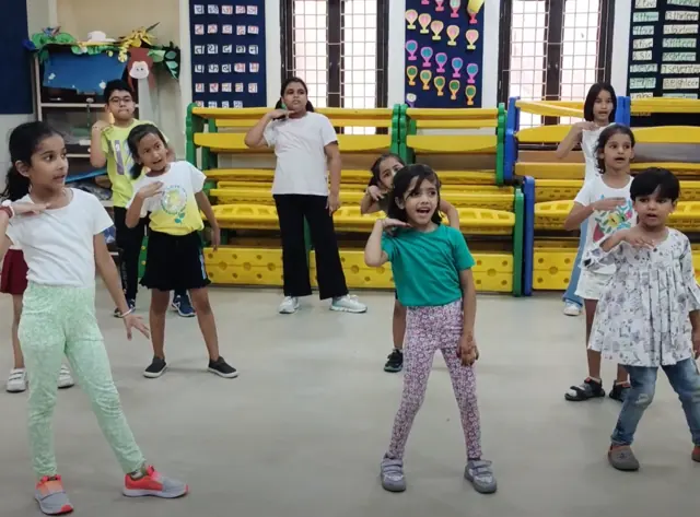 Learning and practice at Dwarka School of Music