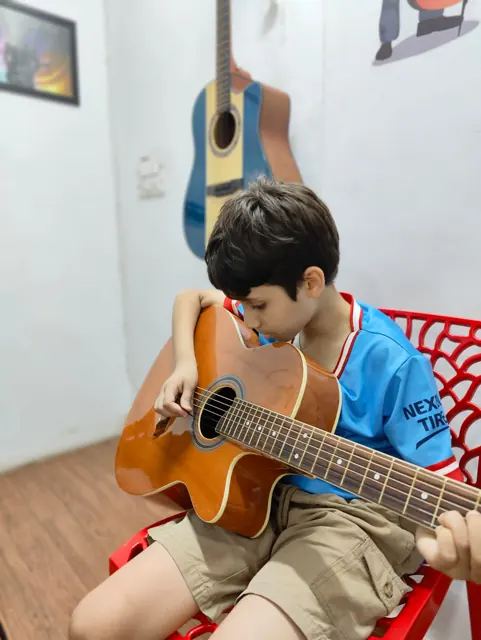 Learning and practice at Dwarka School of Music