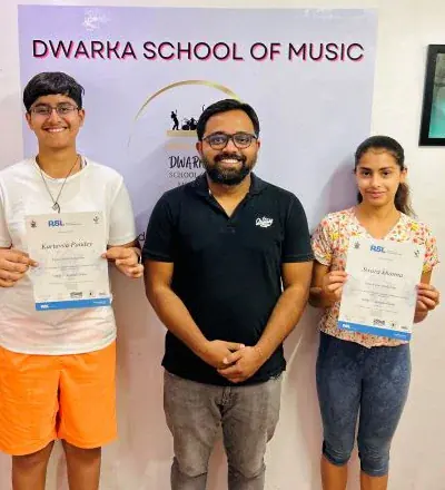 School achievements at Dwarka School of Music