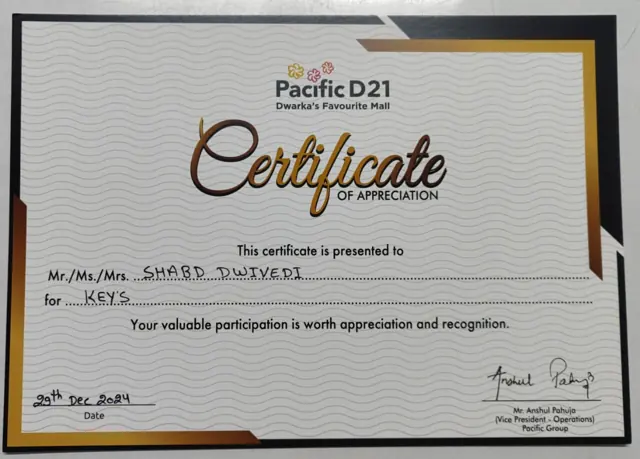 School achievements at Dwarka School of Music